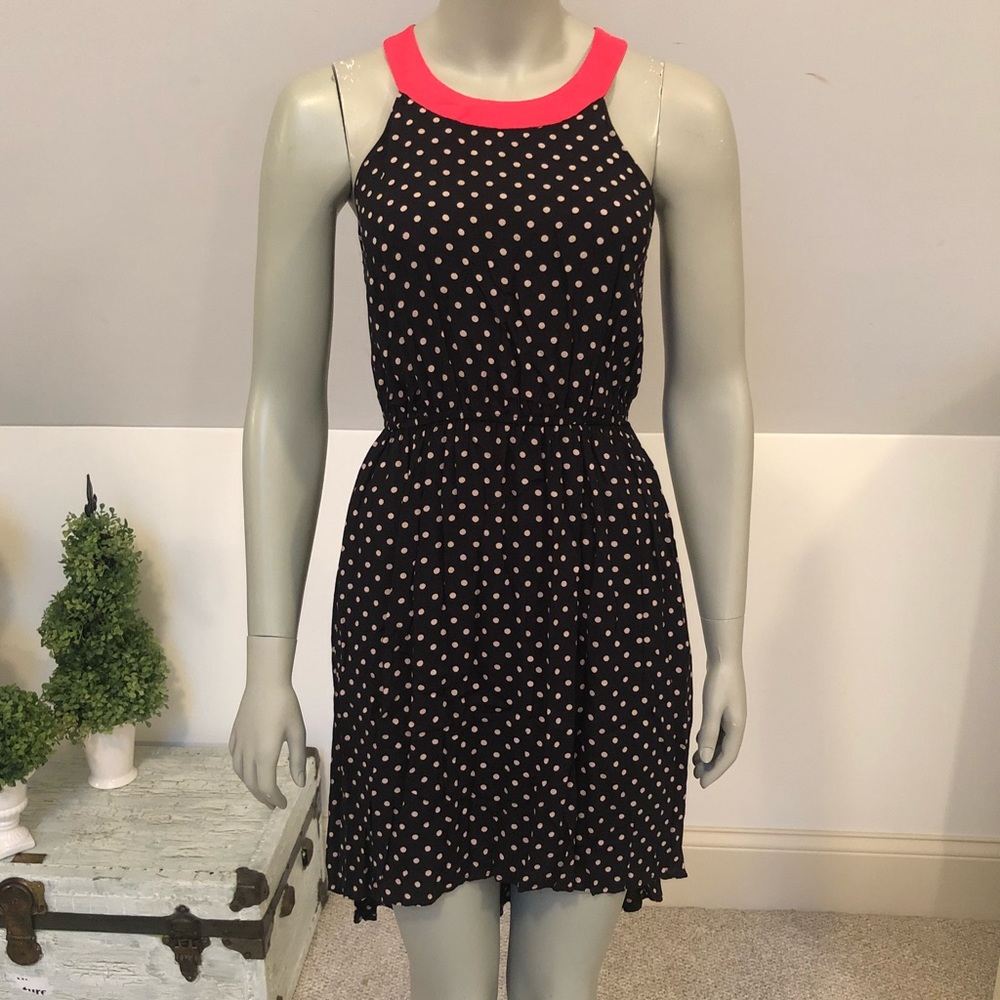 Anthropology High-low hem polka dot dress by Lilka